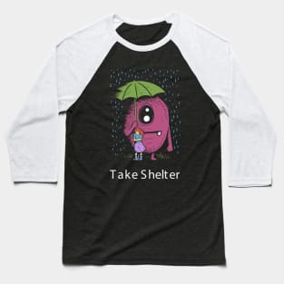 Take Shelter Monster Doodle Baseball T-Shirt